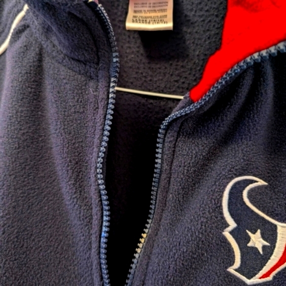 NFL Houston Texans Matrix 1/4 Zip Pullover Fleece Top Youth - Picture 5 of 10
